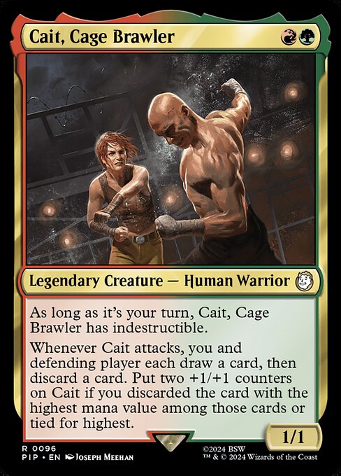 Cait, Cage Brawler — Fallout 96