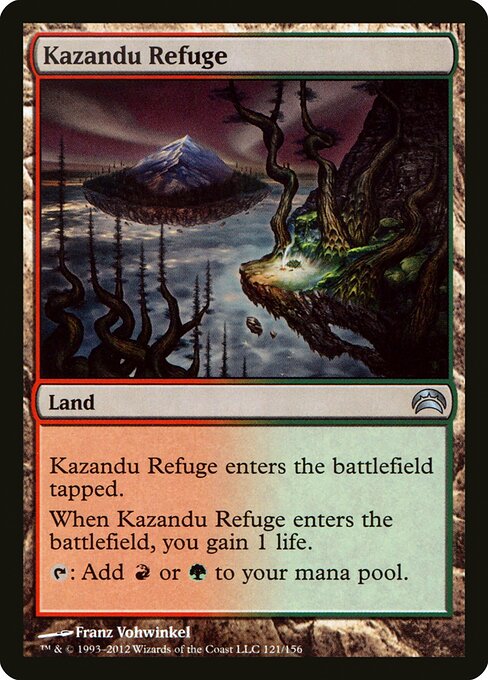 Refúgio de Kazandu — Planechase 2012 121