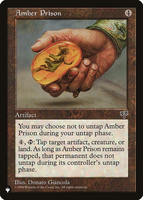 Prisão de Âmbar — The List MIR-292