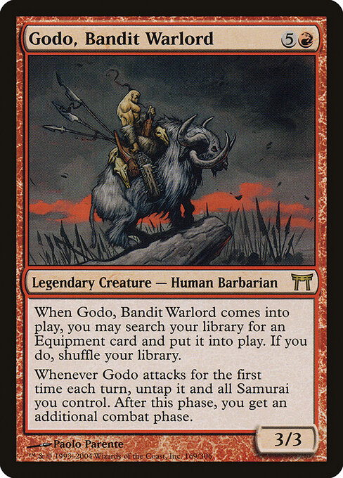 Godo, Bandido Senhor da Guerra — Champions of Kamigawa 169