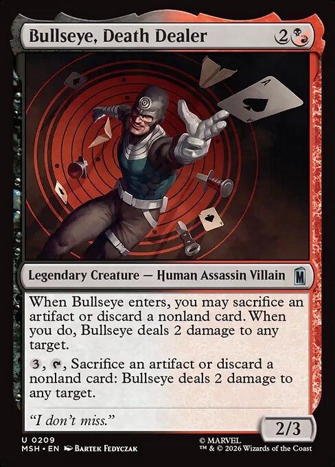 Bullseye, Death Dealer — Marvel Super Heroes 209