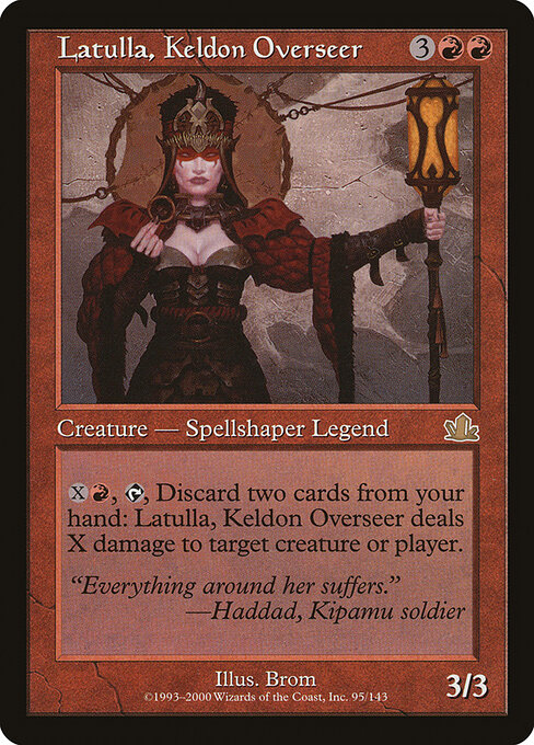 Latulla, Supervisora Keldoniana — Prophecy 95