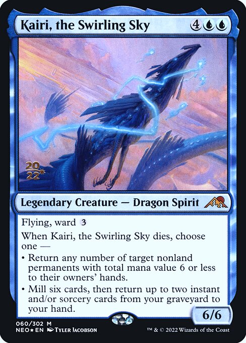 Kairi, o Céu Turbilhonante — Kamigawa: Neon Dynasty Promos 60s