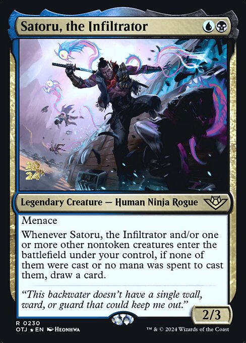 Satoru, o Infiltrador — Outlaws of Thunder Junction Promos 230s