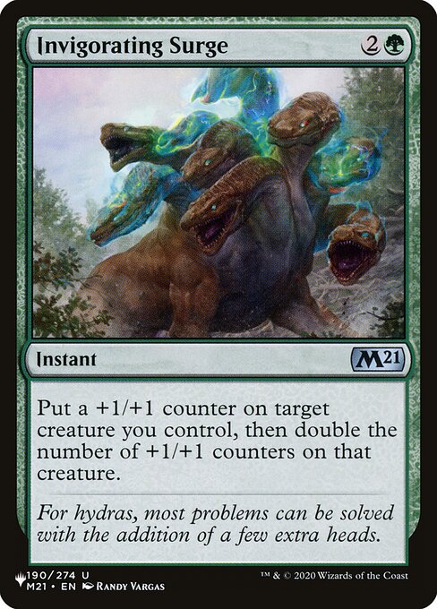 Surto Revigorante — The List M21-190