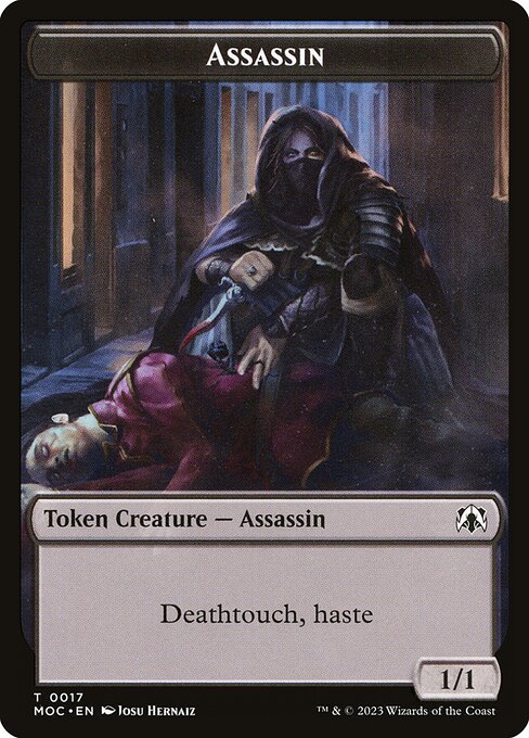 Assassin — March of the Machine Commander Tokens 17