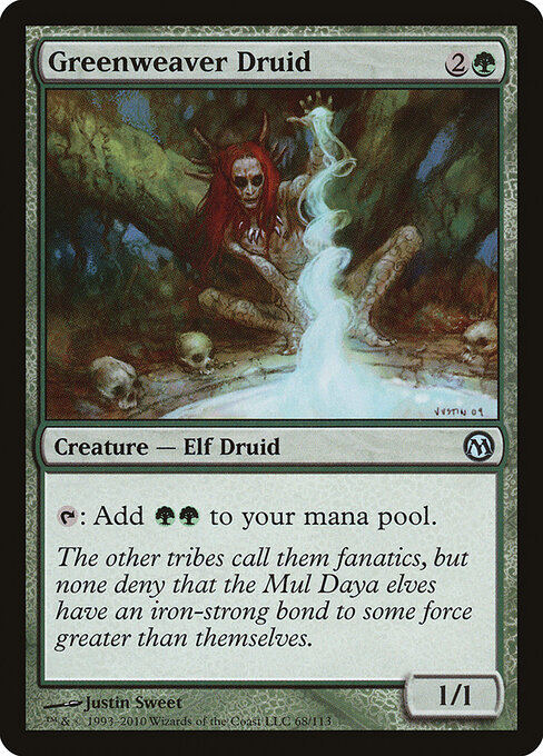 Druida Trança-Verde — Duels of the Planeswalkers 68