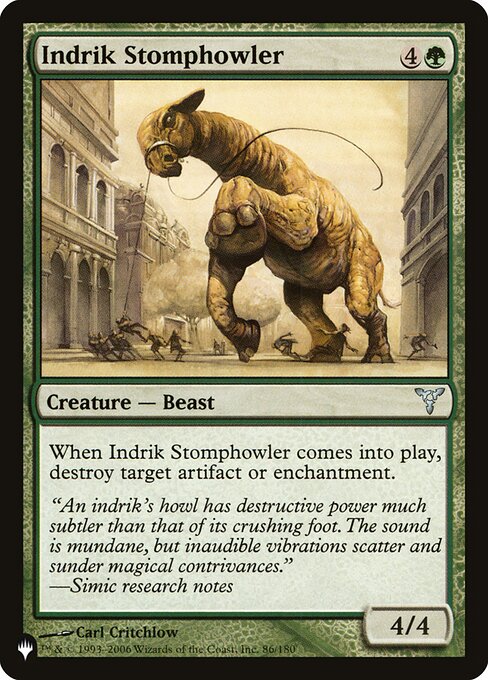 Uivossauro Indrik — The List DIS-86