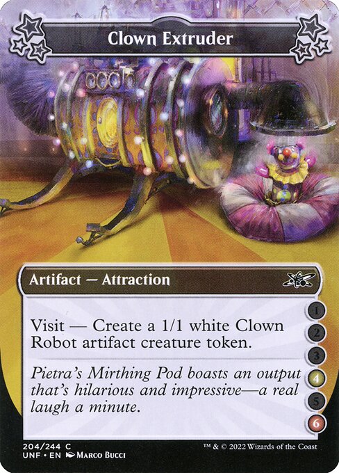Clown Extruder — Unfinity 204c
