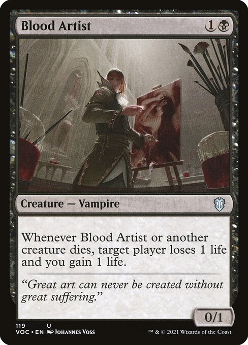 Artista do Sangue — Crimson Vow Commander 119
