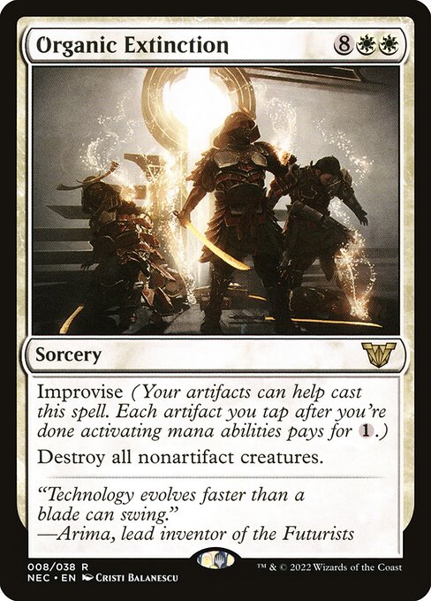Extinção Orgânica — Neon Dynasty Commander 8