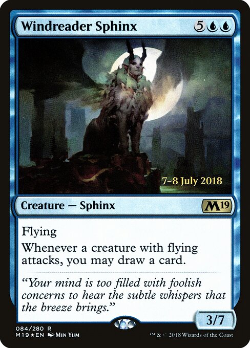 Esfinge Leitora de Ventos — Core Set 2019 Promos 84s