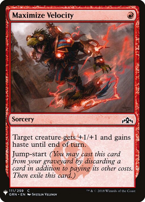 Maximizar a Velocidade — The List GRN-111