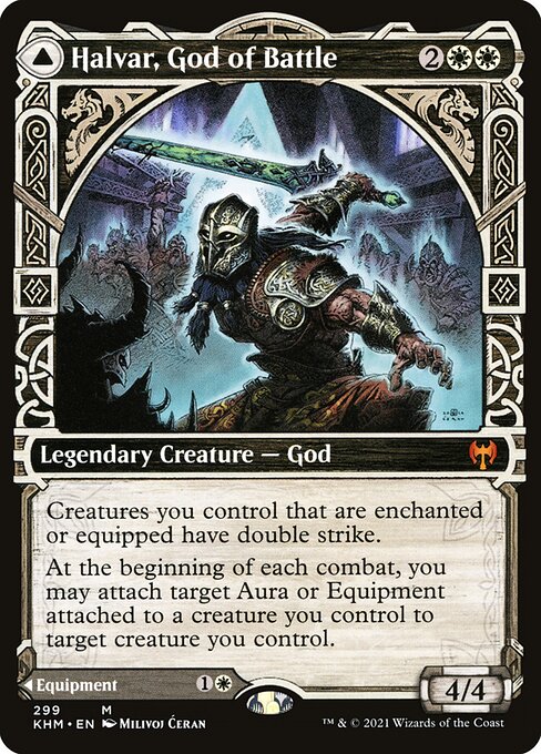 Halvar, God of Battle — Kaldheim 299