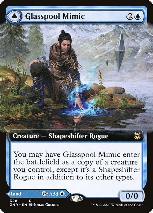 Glasspool Mimic — Zendikar Rising 328