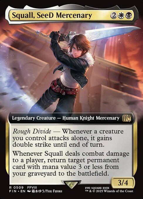 Squall, SeeD Mercenary — Final Fantasy 509