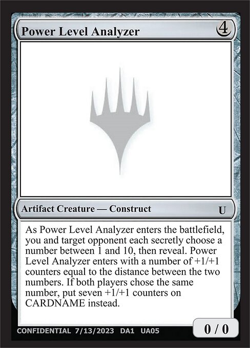 Power Level Analyzer — Unknown Event UA05c