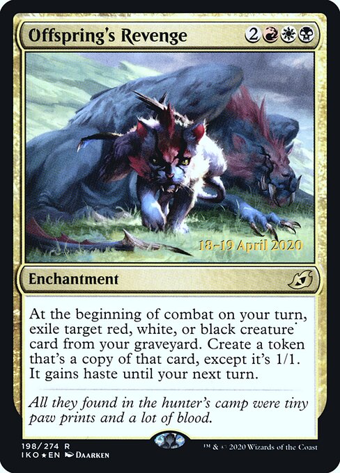 Vingança da Cria — Ikoria: Lair of Behemoths Promos 198s