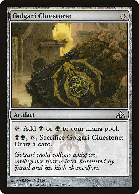 Golgari Cluestone — Dragon's Maze 139