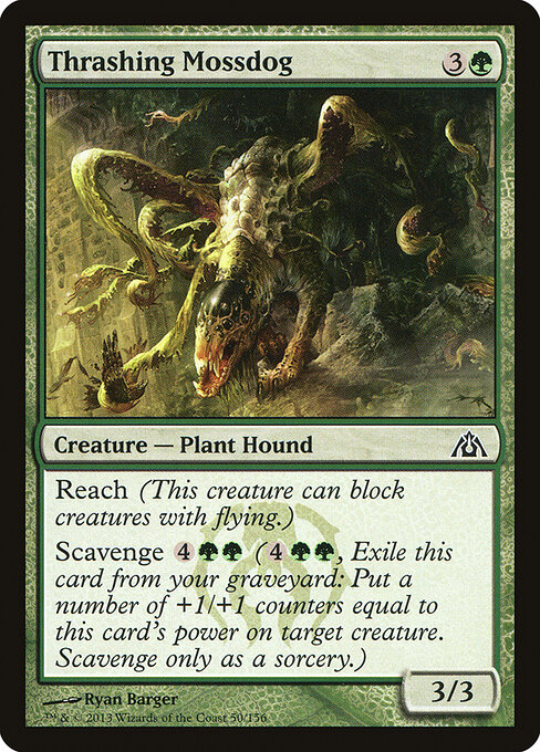 Thrashing Mossdog — Dragon's Maze 50