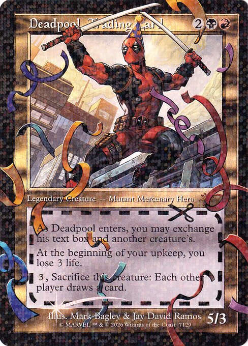 Deadpool, Trading Card — Secret Lair Drop 7129