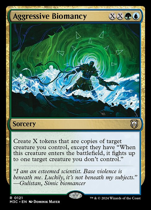 Aggressive Biomancy — Modern Horizons 3 Commander 121