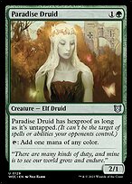 Druida do Paraíso — Wilds of Eldraine Commander 129