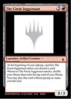 The Great Juggernaut — Unknown Event RR04b