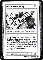 Weaponized Scrap — Mystery Booster Playtest Cards 2019 111
