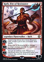Koth, Fogo da Resistência — Phyrexia: All Will Be One Promos 138s