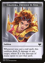Chandra, Dressed to Kill Emblem — Innistrad: Crimson Vow Tokens 20