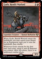 Godo, Bandido Senhor da Guerra — Commander Masters 227