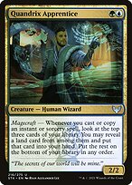 Aprendiz de Quandrix — Strixhaven: School of Mages 216