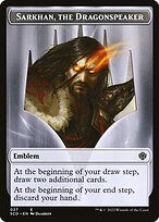 Sarkhan, the Dragonspeaker Emblem — Starter Commander Deck Tokens 27