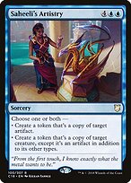 Arte de Saheeli — Commander 2018 100