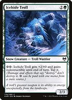 Trol Glaciodérmico — Kaldheim 176