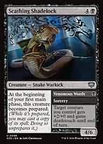 Scathing Shadelock // Venomous Words — Secrets of Strixhaven 98
