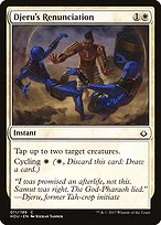 Renúncia de Djeru — Hour of Devastation 11