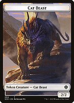 Cat Beast — Starter Commander Deck Tokens 4