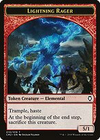 Lightning Rager — Commander Anthology Volume II Tokens 10