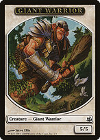 Giant Warrior — Morningtide Tokens 1
