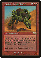 Nadador das Areias Viashino — Urza's Saga 225
