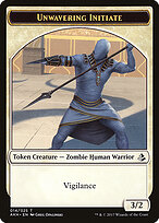 Unwavering Initiate — Amonkhet Tokens 14