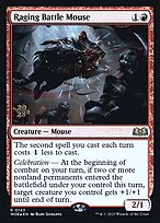 Camundongo de Batalha Enfurecido — Wilds of Eldraine Promos 143s