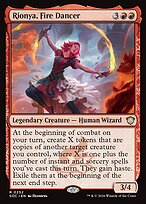 Rionya, Dançarina do Fogo — Secrets of Strixhaven Commander 252