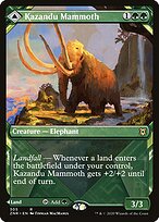 Mamute de Kazandu // Vale de Kazandu — Zendikar Rising 305