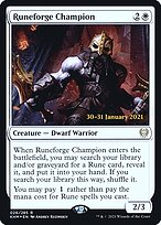 Campeão da Forja Rúnica — Kaldheim Promos 26s