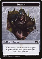 Garruk, Apex Predator Emblem — Mythic Edition Tokens W3