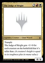 The Judge of Height — Unknown Event RZ05f