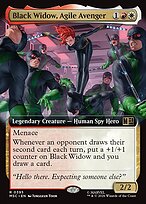 Black Widow, Agile Avenger — Marvel Super Heroes Commander 395